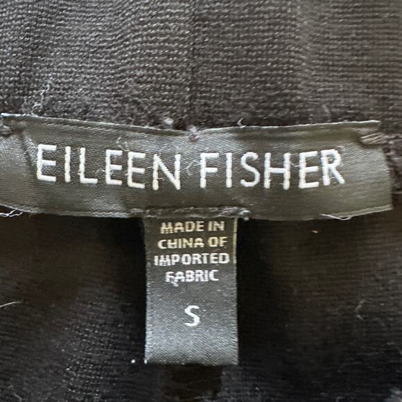 EILEEN FISHER Pants Womens Small Black Pull On Ponte Ankle Stretch Capsule - Picture 4 of 10